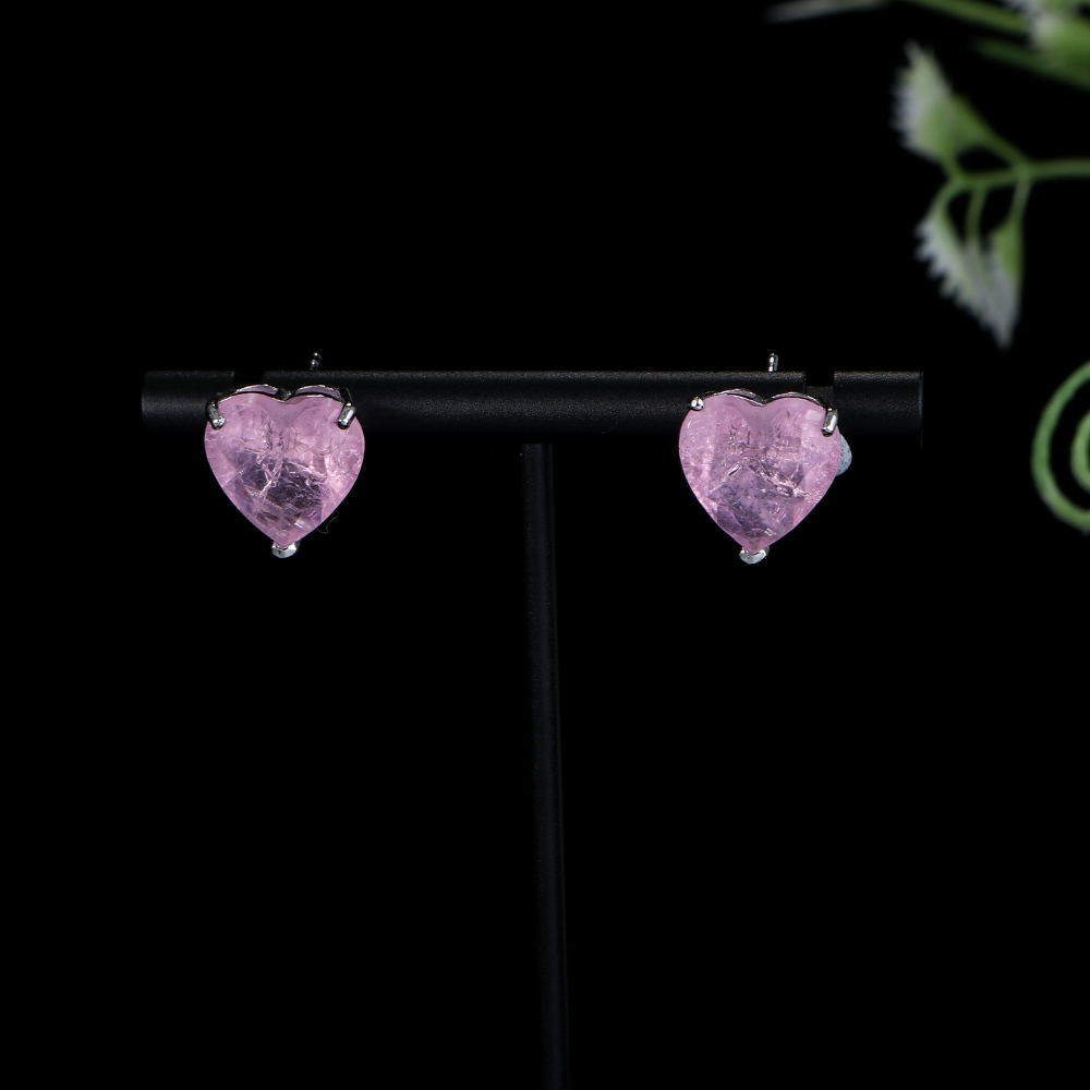 Luxury Colorful Heart Stud  Ea - Women Accessories Dubai review and price