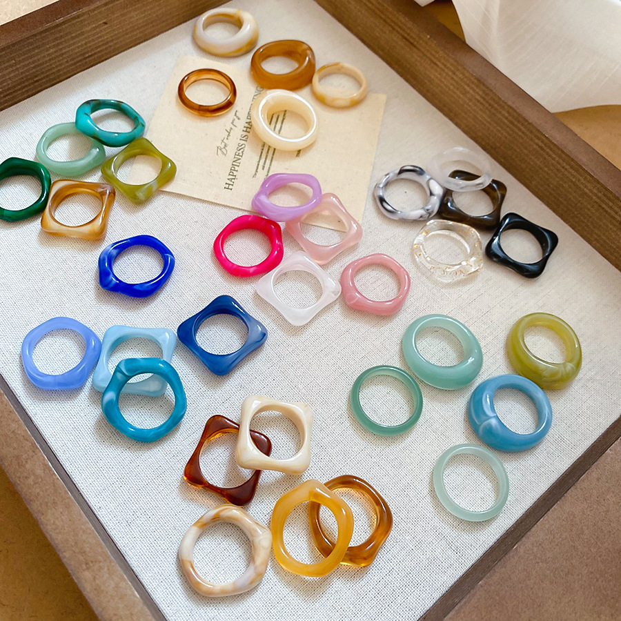 5PCS SET Trendy Colorful Geome - Women'S Emo Accessories review and price
