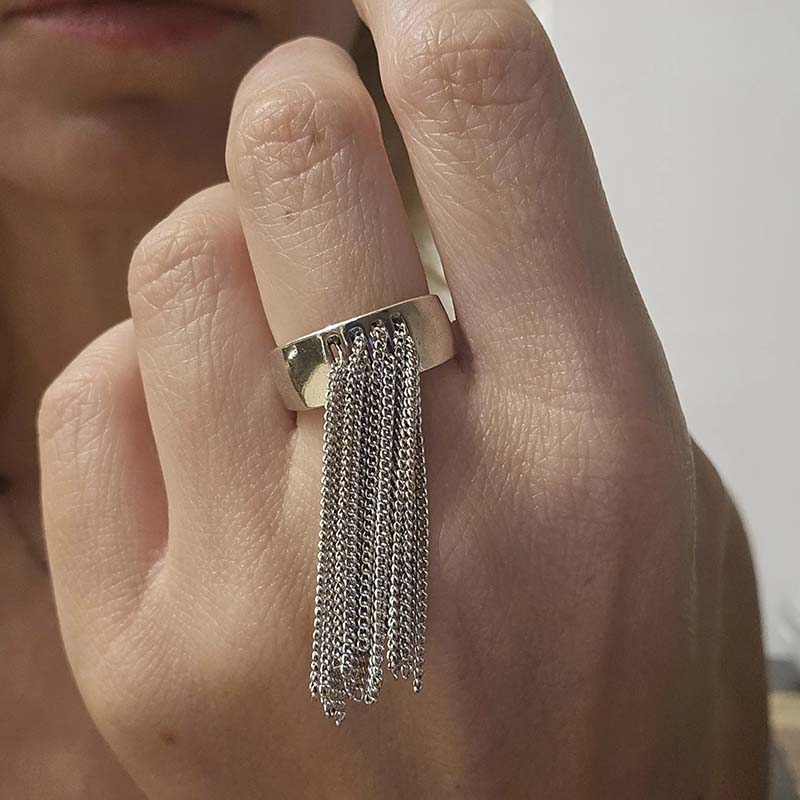 Punk Geometric Silver Color Ch - Women'S Emo Accessories review and price