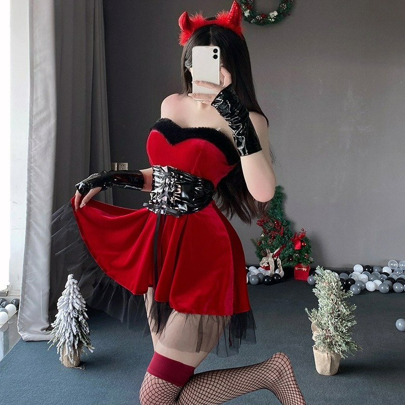 Red Devil Women Cosplay Costum - Women'S Red Accessories review and price