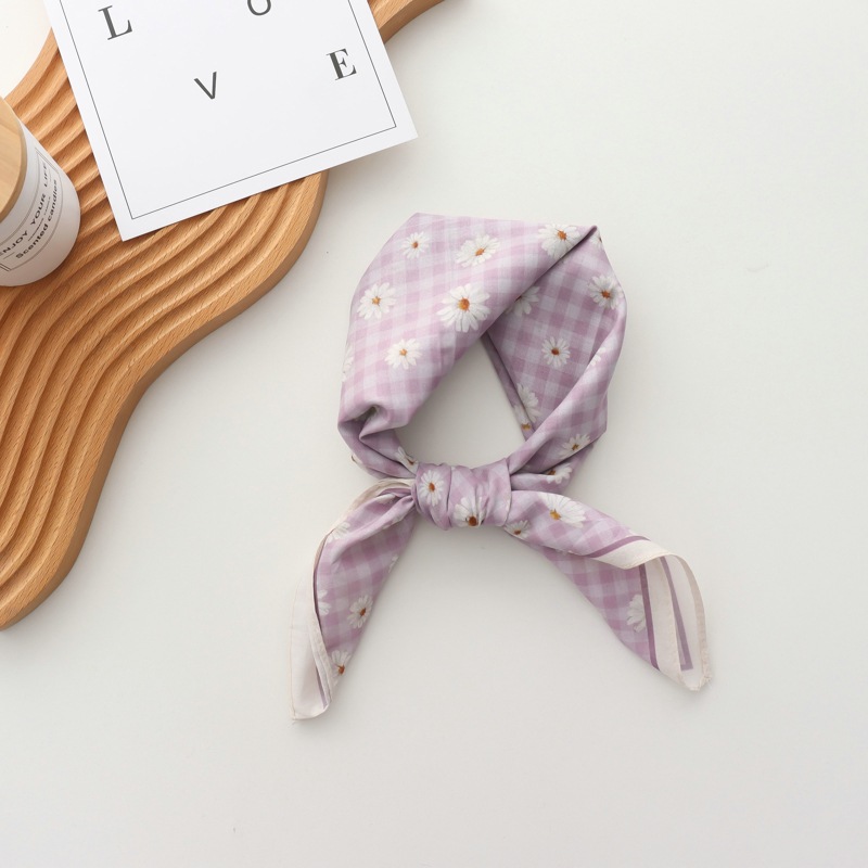 100% Cotton Printed Versatile  - Silk Scarf Square review and price
