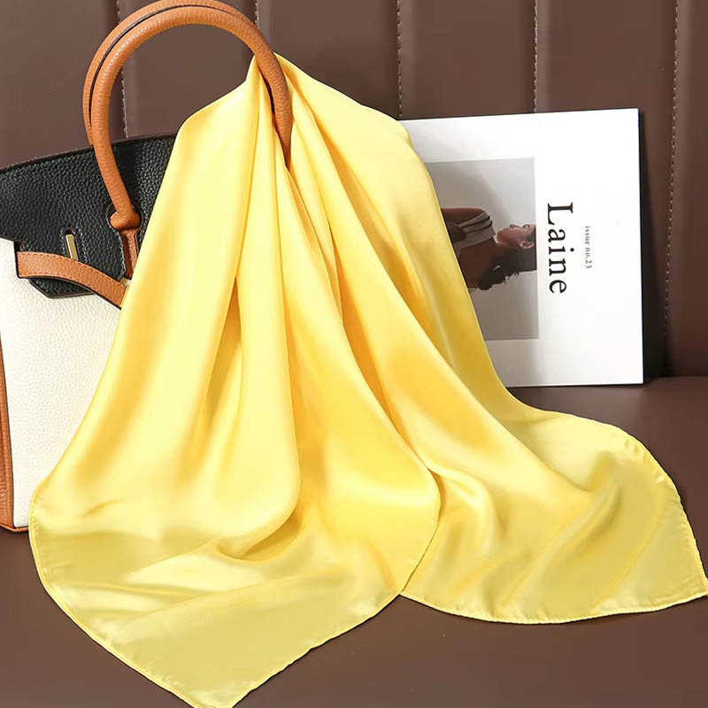 Luxury Solid Color Silk Square - Silk Scarf Square review and price