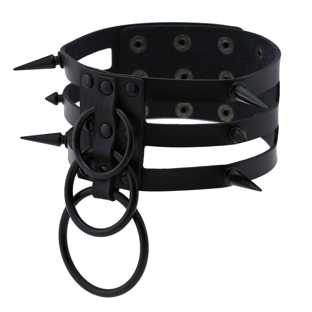 Fashion Women Men Black Rivet  - Women'S Emo Accessories review and price