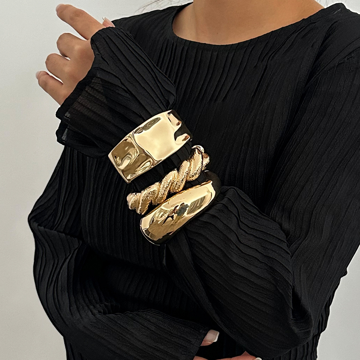 Vintage Gold Color Hip Hop Met - Women'S Emo Accessories review and price