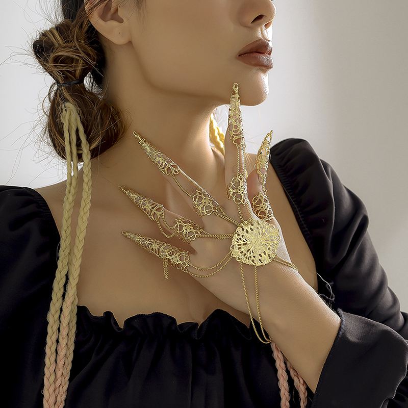Nail Bracelet Punk Goth Dubai  - Women Accessories Dubai review and price