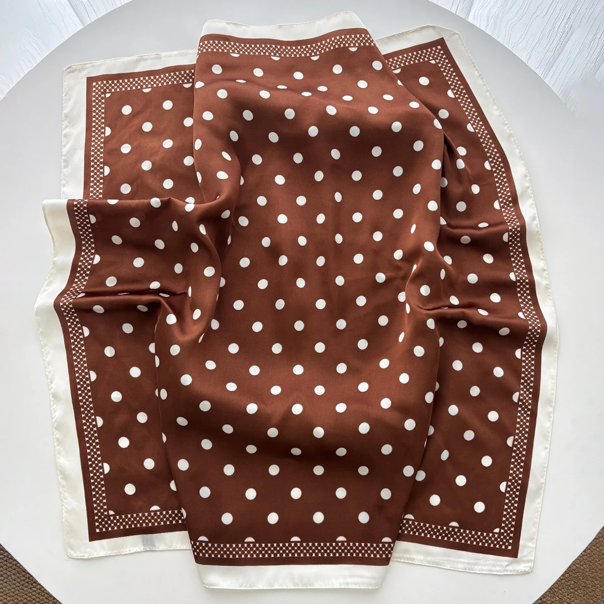 Women Elegant Soft Satin Squar - Silk Scarf Square review and price