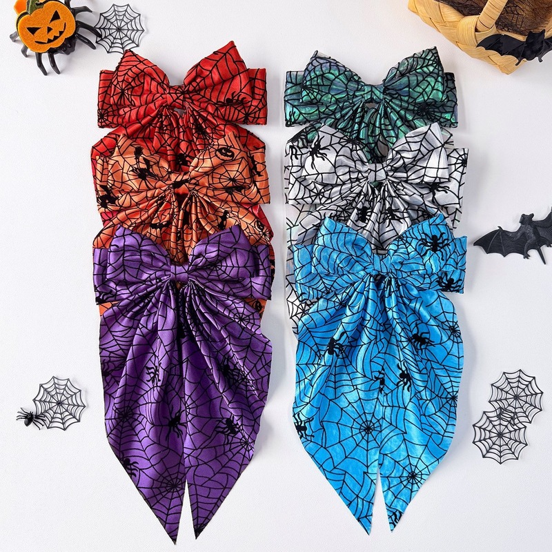 Halloween Spider Web Bow Hair  - Women'S Emo Accessories review and price