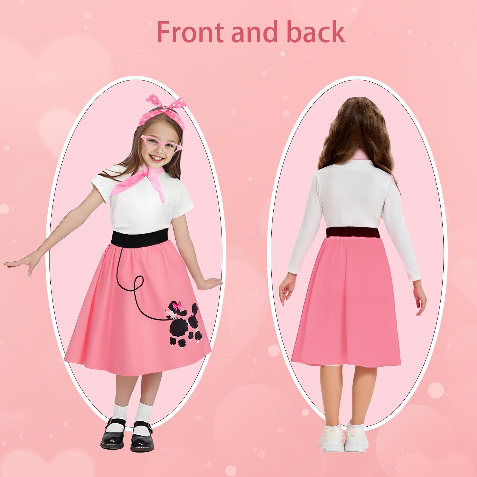 Girls Poodle Skirts 50s Sock H - Women'S Accessories In The 1950S review and price